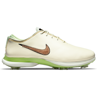 Nike Air Zoom Victory Tour 2 NRG Spiked Golf Shoe-Beige/Gold/Green