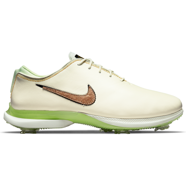 Nike Air Zoom Victory Tour 2 NRG Spiked Golf Shoe-Beige/Gold/Green