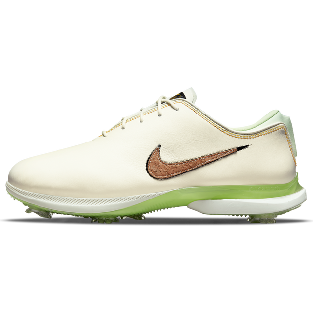 Nike Air Zoom Victory Tour 2 NRG Spiked Golf Shoe-Beige/Gold/Green