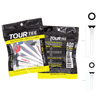 Combo tés de golf Tour 3,15 et 1,75 po - Paquet de 5