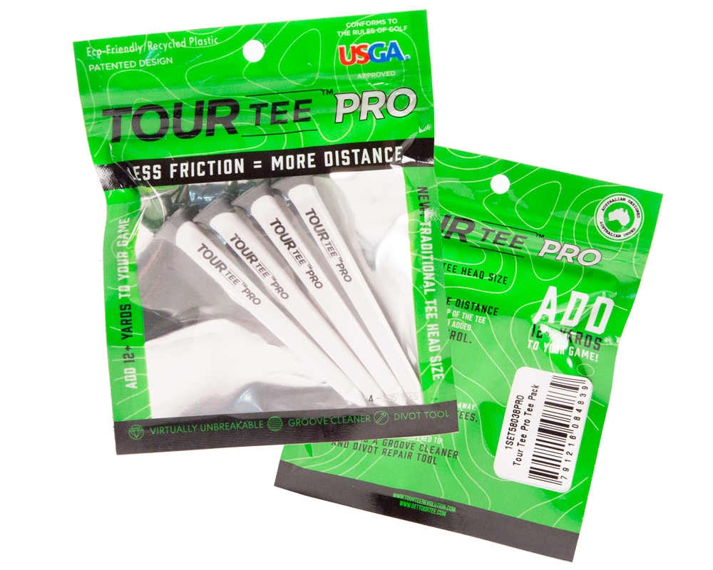 TourTee Pro 3.15 Inch Golf Tees - 4 Pack