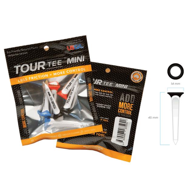 TourTee Mini 1.75 Inch Golf Tees - 6 pack