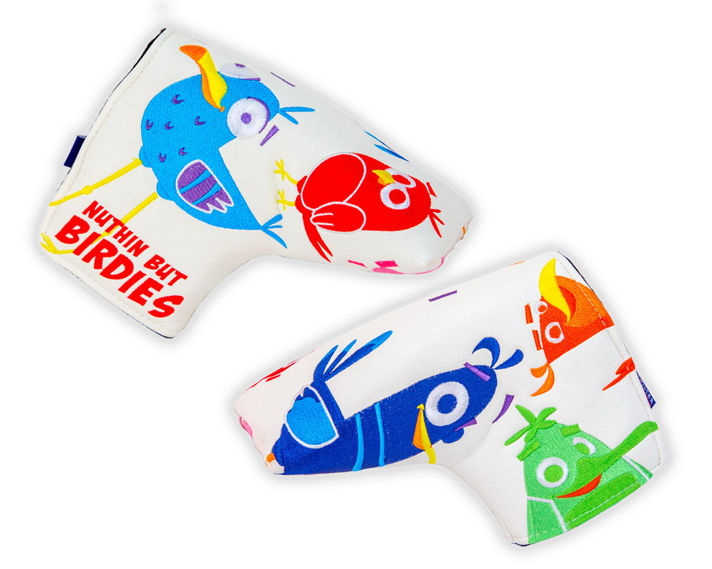 Nuthin But Birdies Blade Putter Headcover