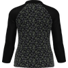 Women's Abstract Print 3/4 Sleeve Polo