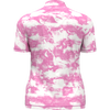 Women's Tie Dye Print Short Sleeve Polo