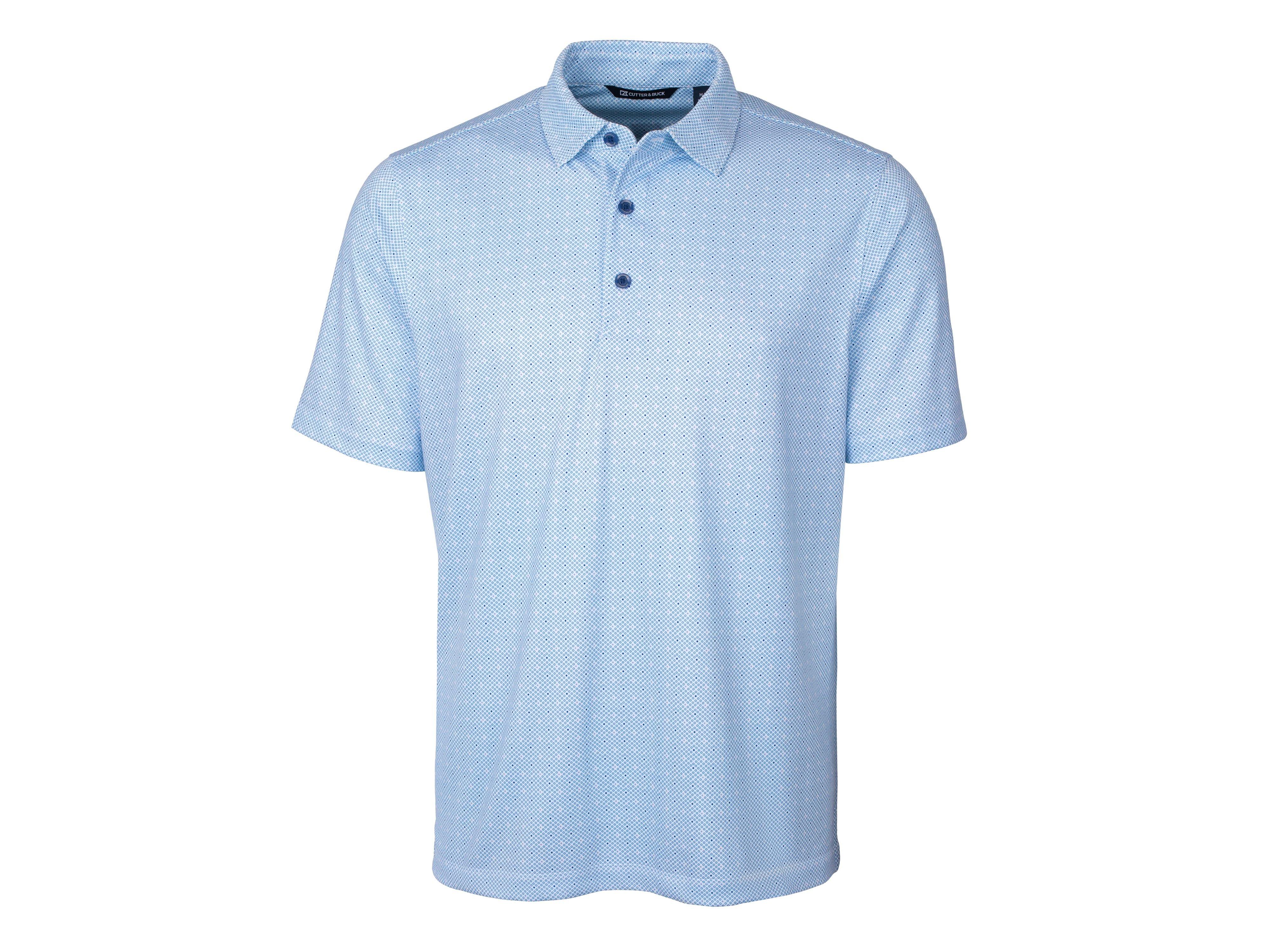 Men's Pike Double Dot Print Short Sleeve Polo