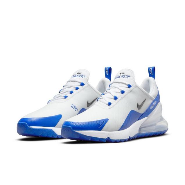 Air Max 270 G Spikeless Golf Shoe - White/Blue | NIKE | Golf Shoes