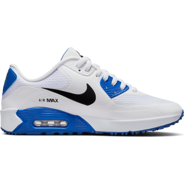 Men's Air Max 90 G Spikeless Golf Shoe-White/Blue NIKE