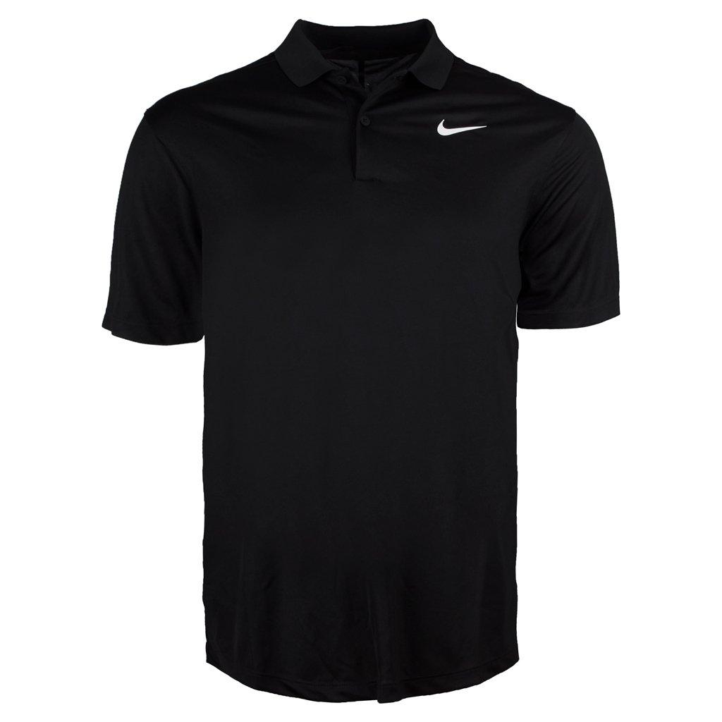Nike | Men's Dri-FIT Victory Solid Short Sleeve Polo Shirt | in Black, Size Xl
