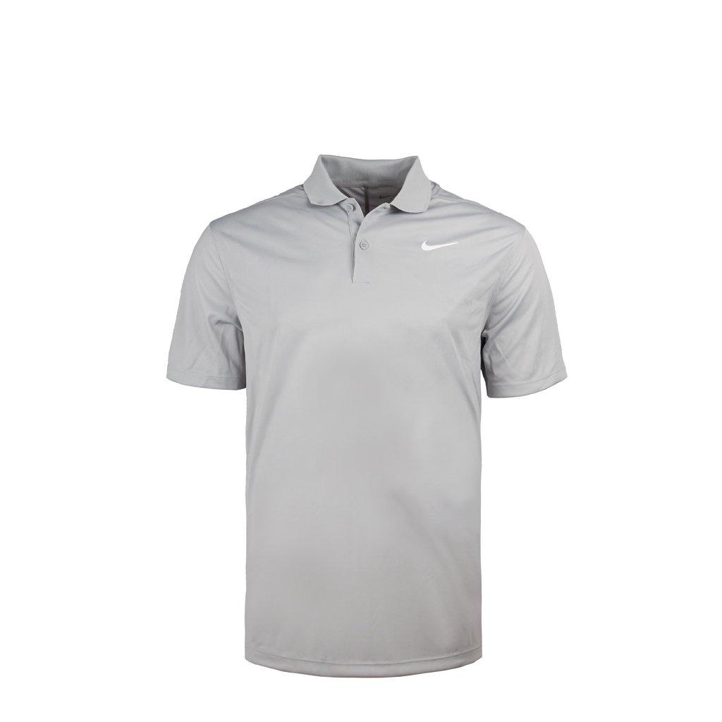 Nike | Men's Dri-FIT Victory Solid Short Sleeve Polo Shirt | in Light Grey, Size Xl