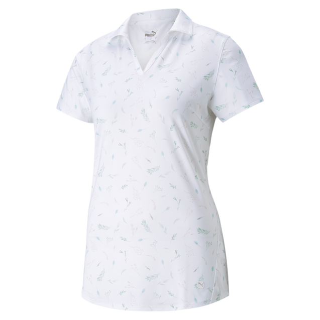 Women's MATTR Greenery Short Sleeve Polo PUMA