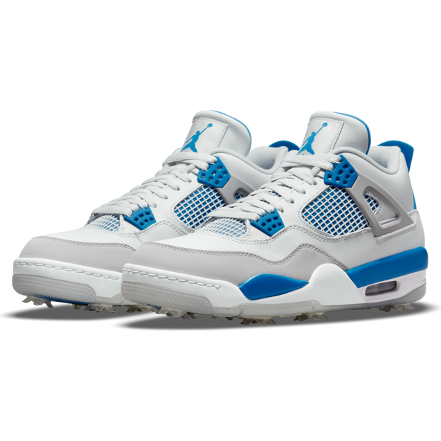 Nike Air Jordan 4 G Retro Spiked Golf Shoe-White/Blue | NIKE