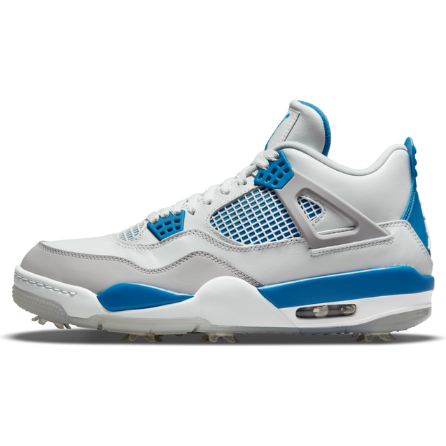 Nike Air Jordan 4 G Retro Spiked Golf Shoe-White/Blue | NIKE