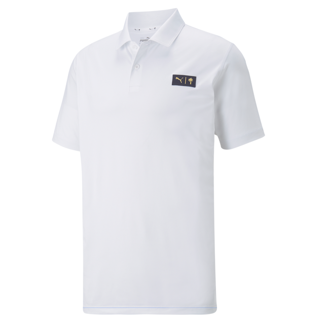 Men's Palm Tree Crew Short Sleeve Polo