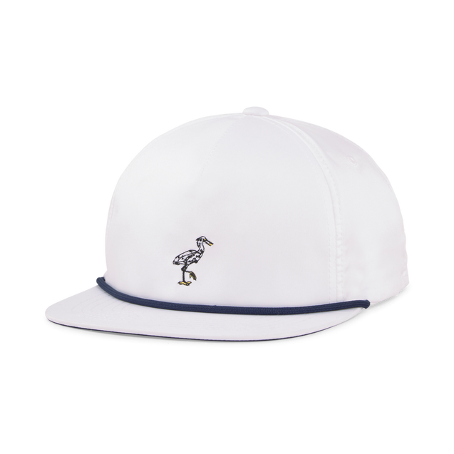 Casquette Egrets cordée avec fermeture à bouton-pression pour hommes