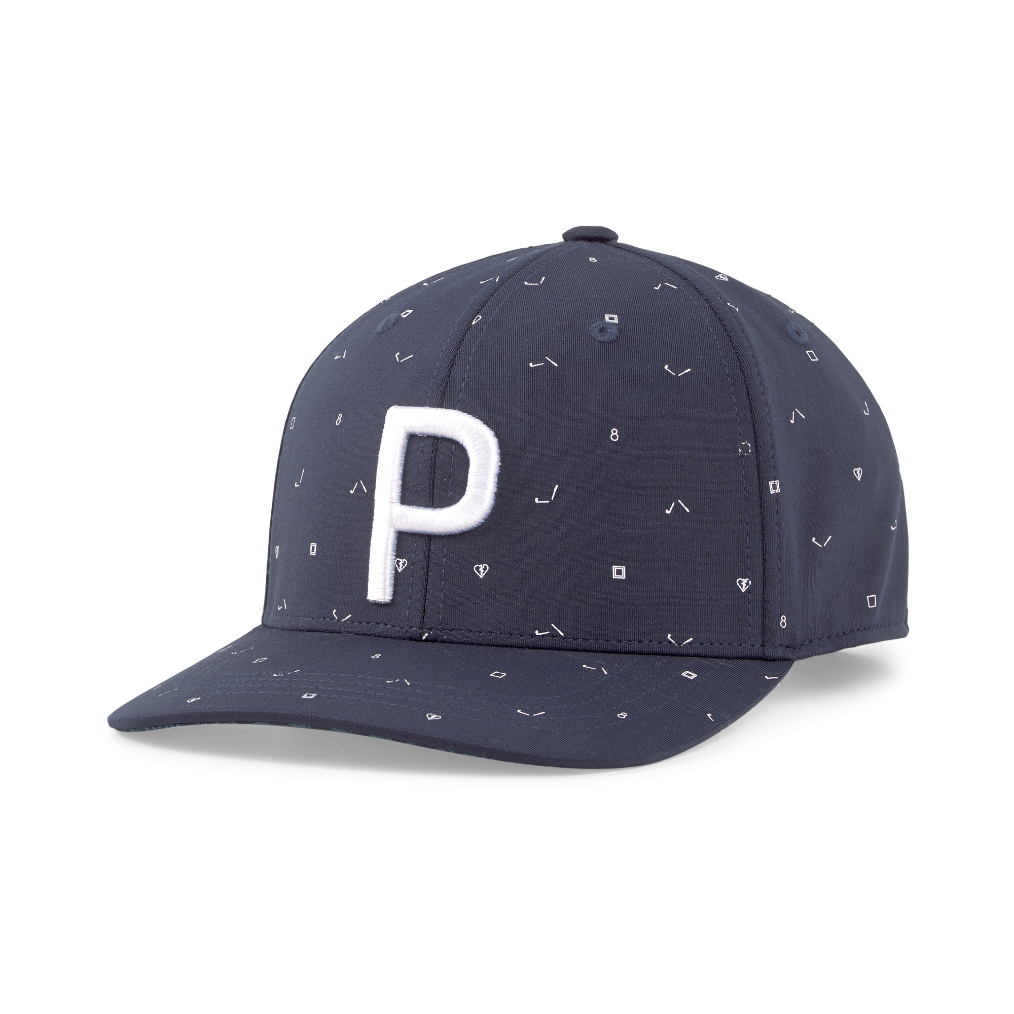 Men's H8 Golf P110 Snapback Cap PUMA Hats Men's NAVY