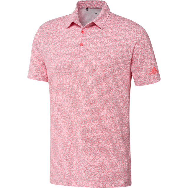 Men's Abstract Print Short Sleeve Polo
