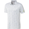 Men's Flag Print Short Sleeve Polo