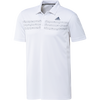 Men's Chest Print Short Sleeve Polo