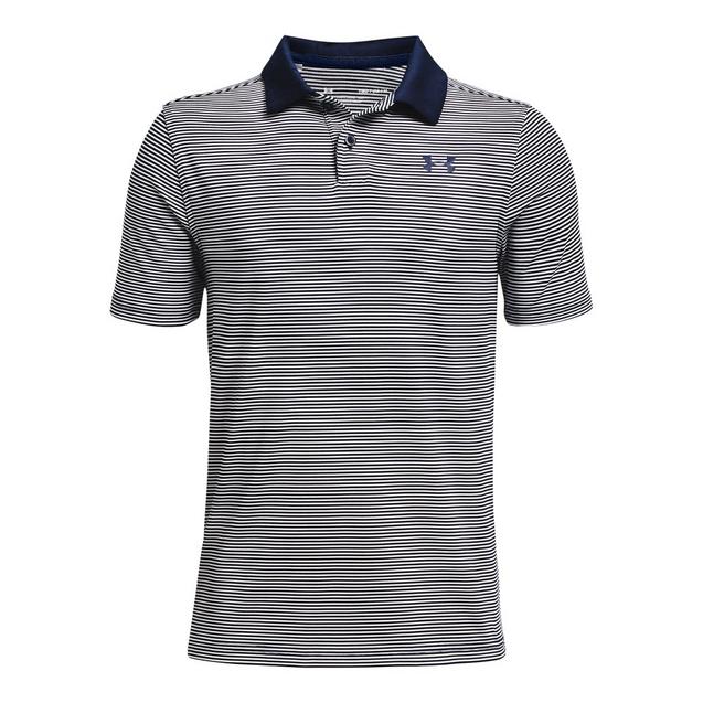 Boys' Performance Stripe Short Sleeve Polo