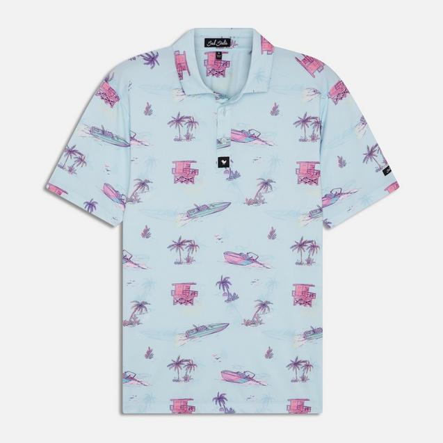 Men's Yacht Rock Short Sleeve Polo