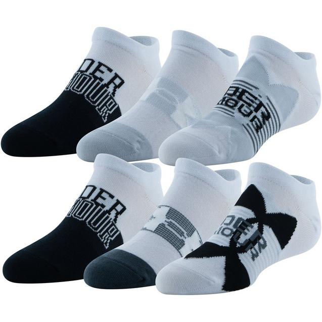 Junior Essential Lite No Show Socks - 6 Pack