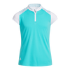 Girls' Colourblock Short Sleeve Polo