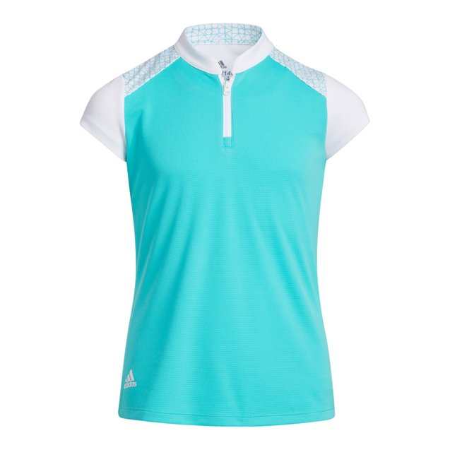 Girls' Colourblock Short Sleeve Polo