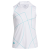 Girls' Printed Sleeveless Polo