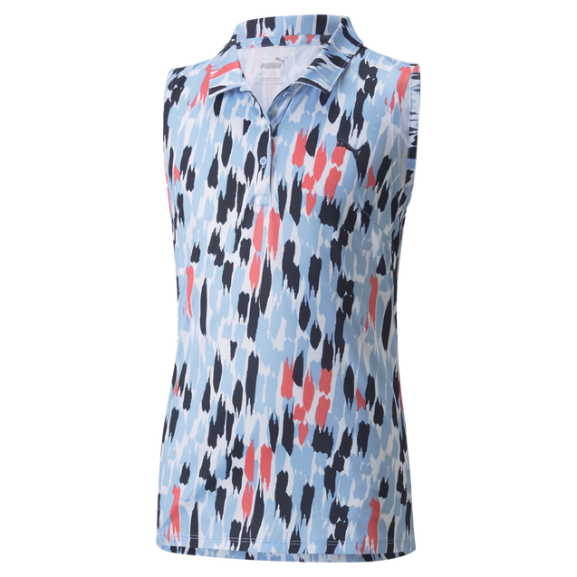 Girls' Cloudspun Three Brush Sleeveless Polo