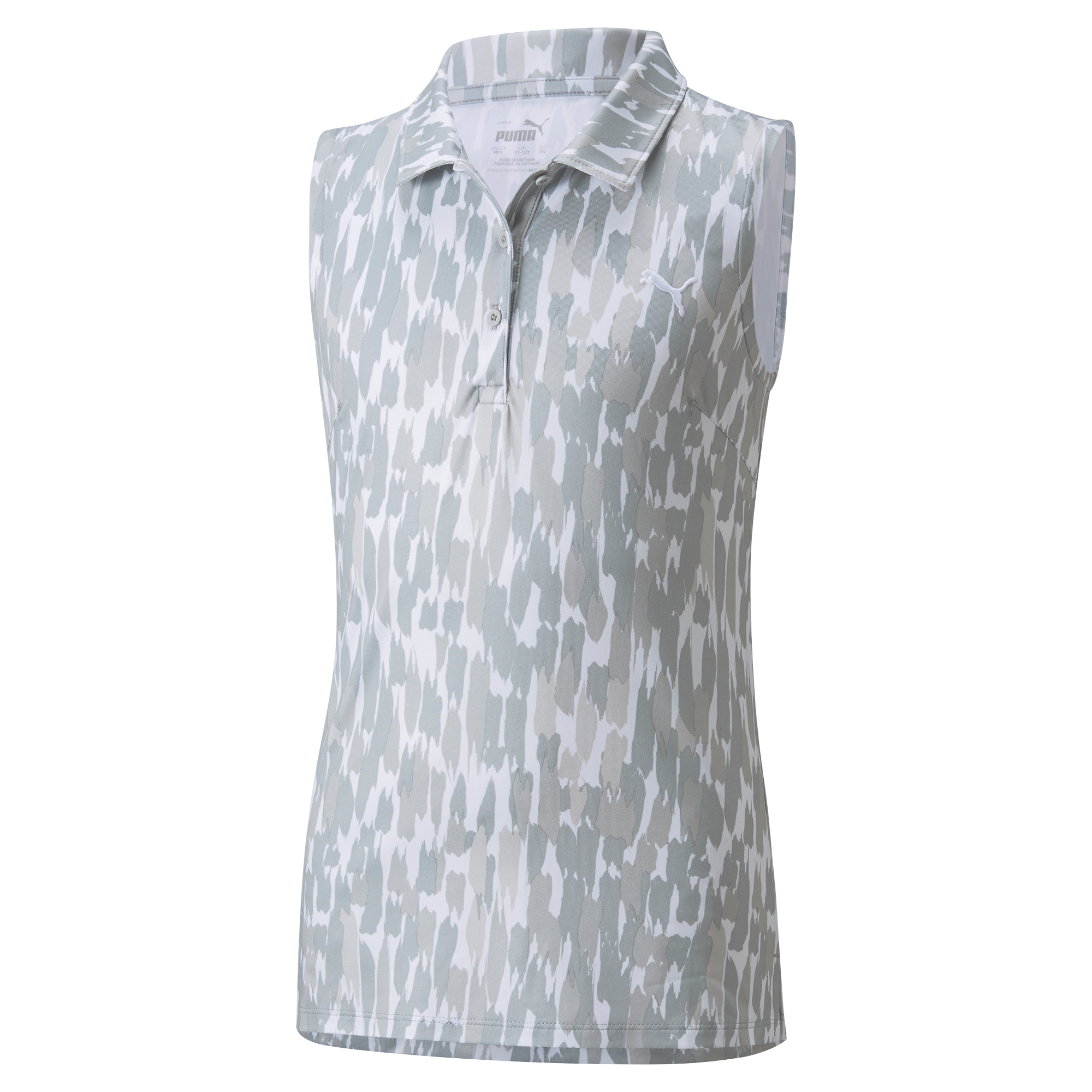 Girls' Cloudspun Three Brush Sleeveless Polo