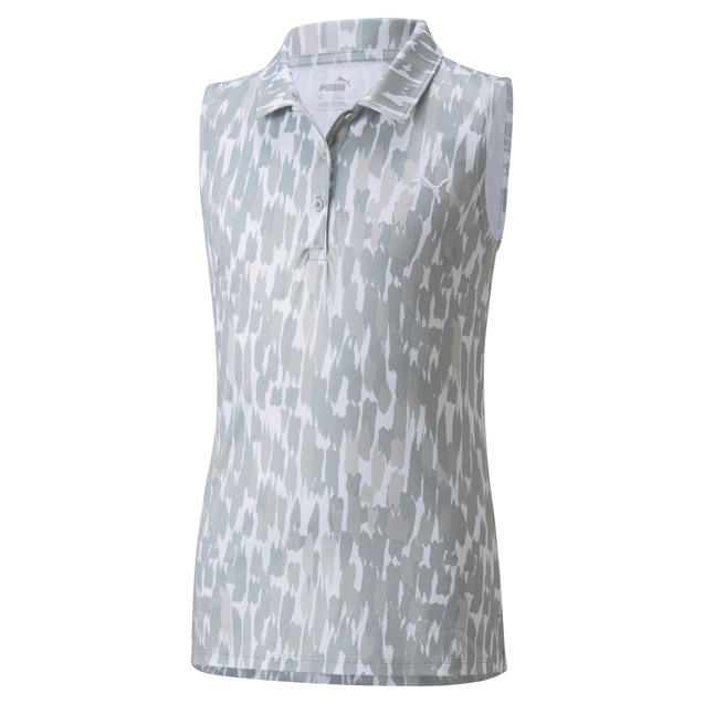 Girls' Cloudspun Three Brush Sleeveless Polo