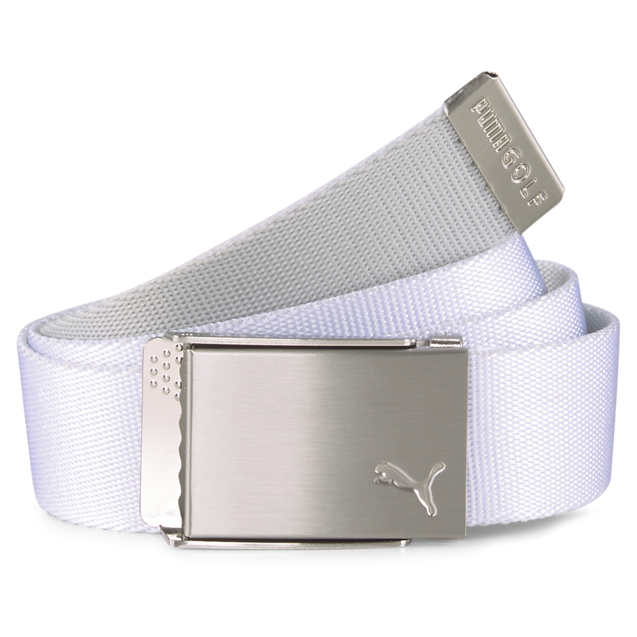 Junior Reversible Web Belt PUMA Accessories Juniors WHITE GREY Golf Town Limited