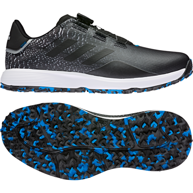 Adidas Men's Climacool Golf Shoe - Black/Cyan (Size 8) (web only) -  Riverside Golf - Golf Clubs - Golf Bags - Golfing Equipment