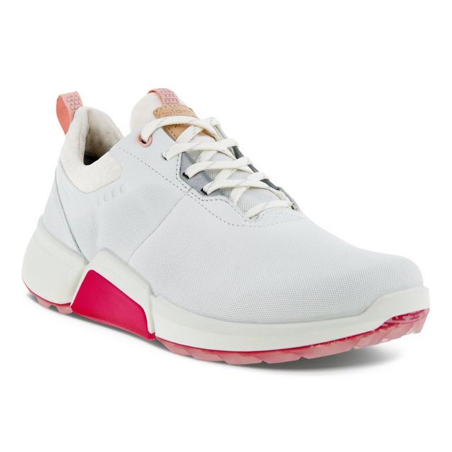 Women's Biom Hybrid 4 Spikeless Golf Shoe - White/Pink | ECCO 