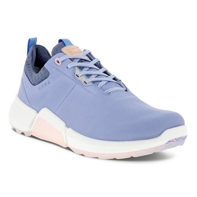 Women's Biom Hybrid 4 Spikeless Golf Shoe - Blue/Light Pink | ECCO 