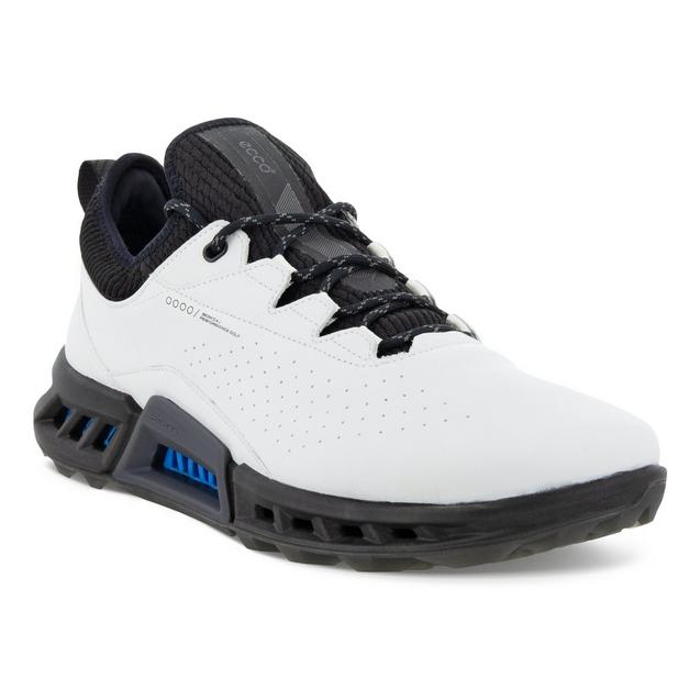 Men's Biom C4 Spikeless Golf Shoe- White/Black | ECCO | Golf Town
