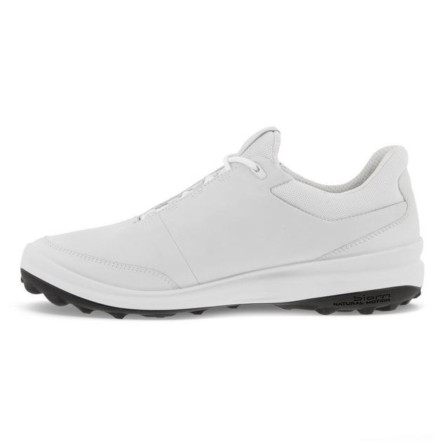 Men's Biom Hybrid 3 Spikeless Golf Shoe - White | ECCO | Golf Town