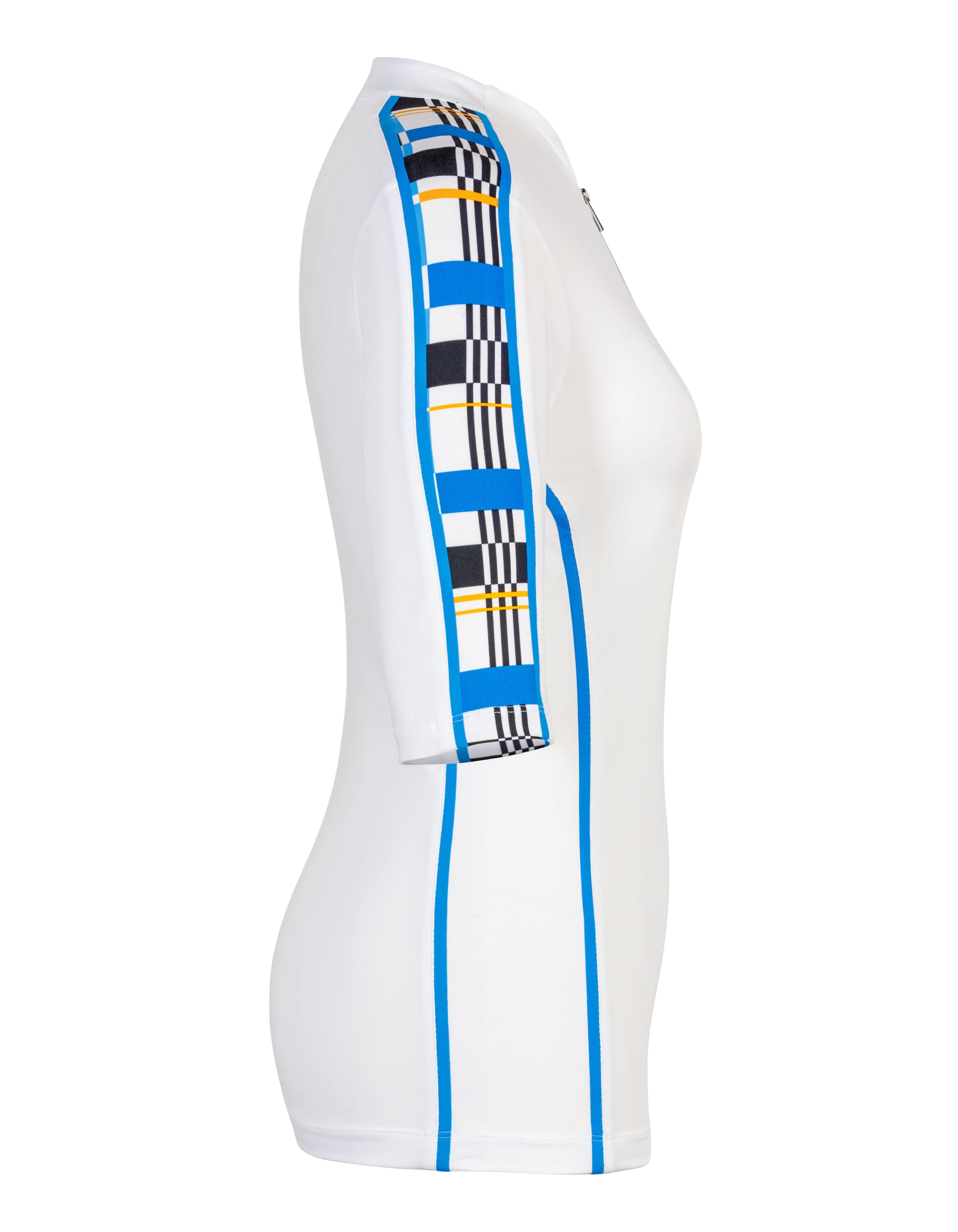 Women's Mara Printed Side Panel 3/4 Sleeve Top