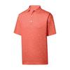Men's School of Fish Print Lisle Short Sleeve Polo