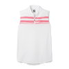 Polo Watercolour Block sans manches pour femmes