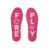 Women's Two Tone Perf Disruptor Spikeless Golf Shoe- White/Pink