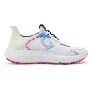 Women's MG4X Golf Cross Trainer Spikeless Golf Shoe- White/Pink