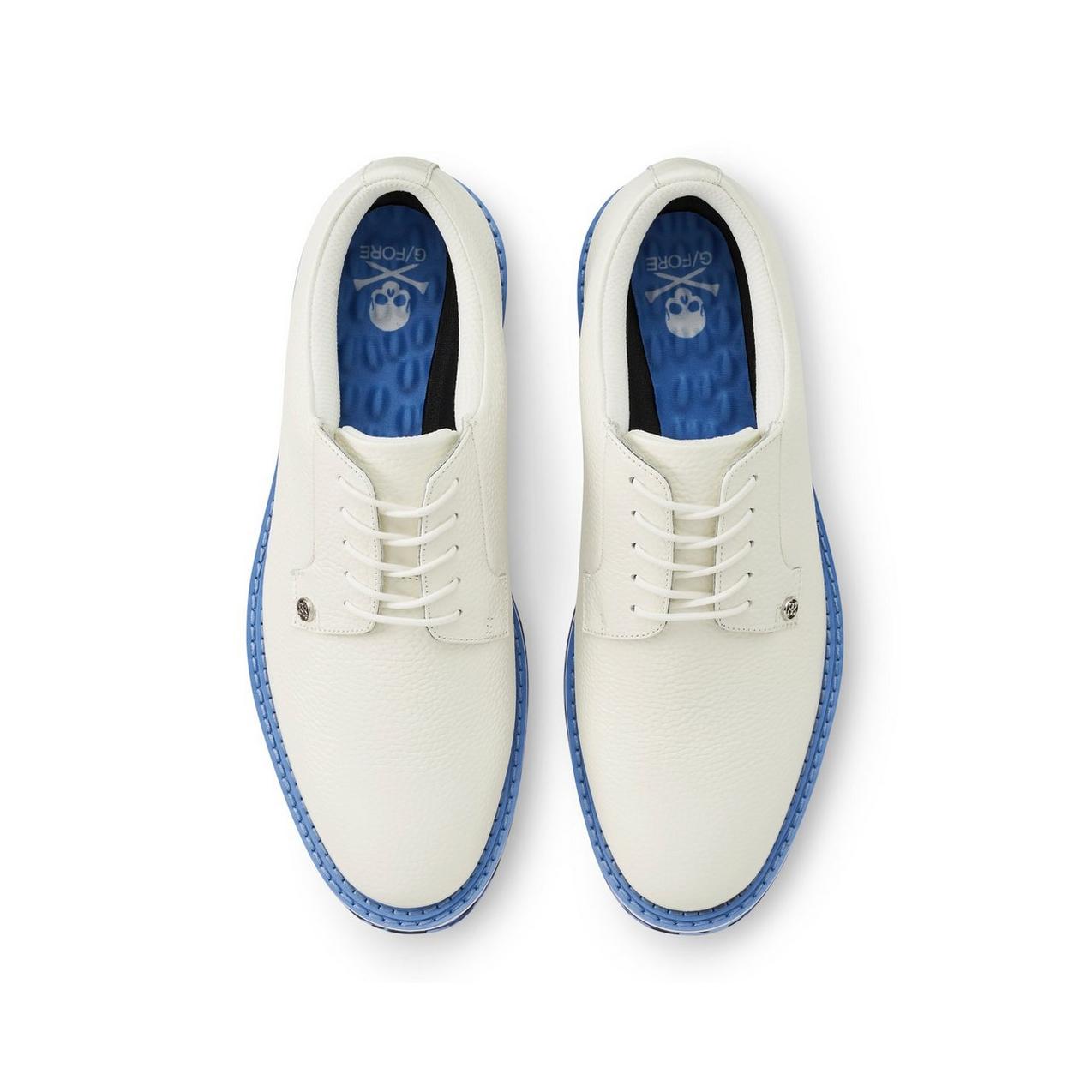 Men's Camo Collection Gallivanter Spikeless Golf Shoe- White/Blue