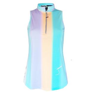 Women's Stratus Printed Sleeveless Polo