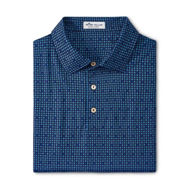 Men's Millar Printed Crown Short Sleeve Polo, PETER MILLAR