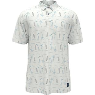 Men's Vacation Print Short Sleeve Polo