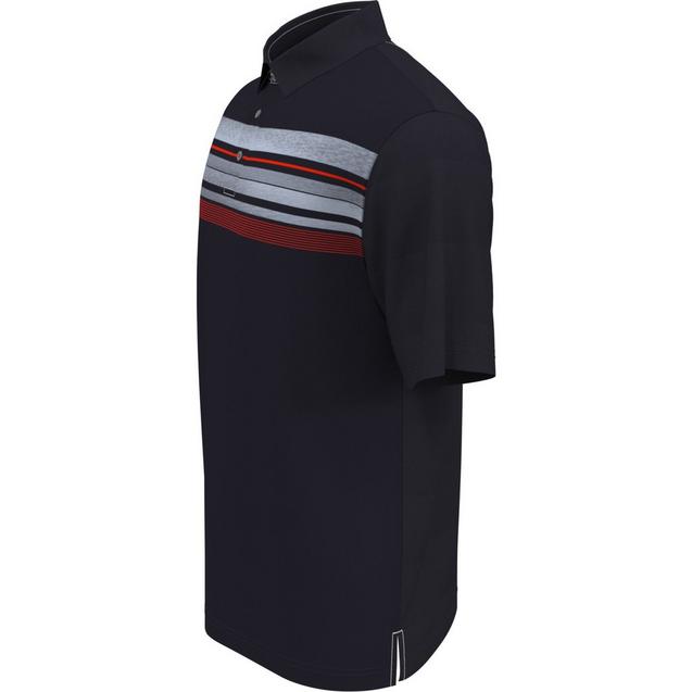 Men's Blocked Stripe Short Sleeve Polo | PGA TOUR | Shirts