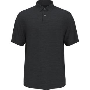 Men's Space Dye Texture Short Sleeve Polo