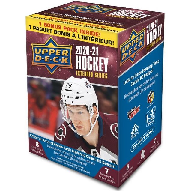 Boîte de cartes de hockey Extended Blaster Upper Deck 2021 UPPER DECK